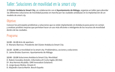 15/09 Taller: Soluciones de movilidad en la smart city