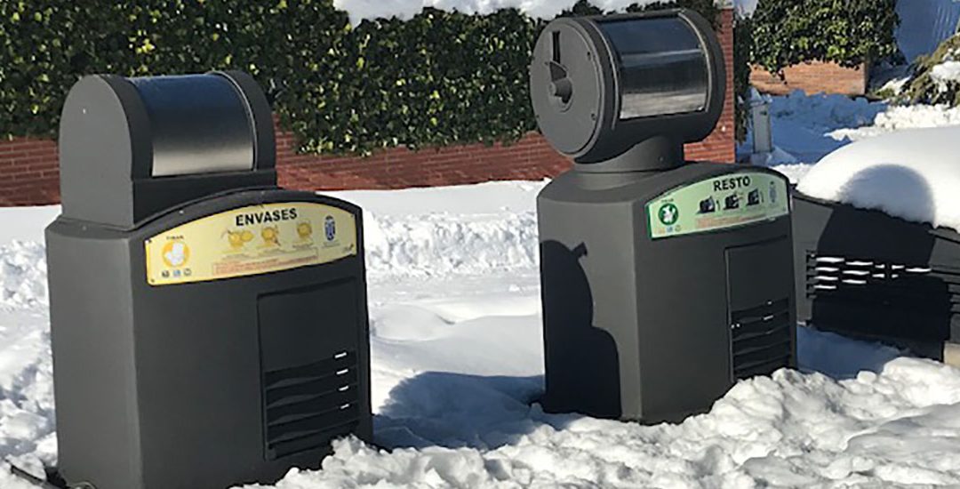 Los sistemas neumáticos de recogida de residuos han sido los únicos que han seguido operando con normalidad en España tras la tormenta de nieve y hielo
