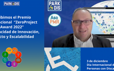 AsoPMR, impulsora del proyecto Park4Dis, recibe el Premio Internacional “ZeroProject Award 2022” por su capacidad de Innovación, Impacto y Escalabilidad