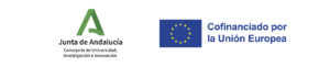Logos Consejería de Universidad, investigación e Innovación de la Junta de Andalucía y la Unión Europea